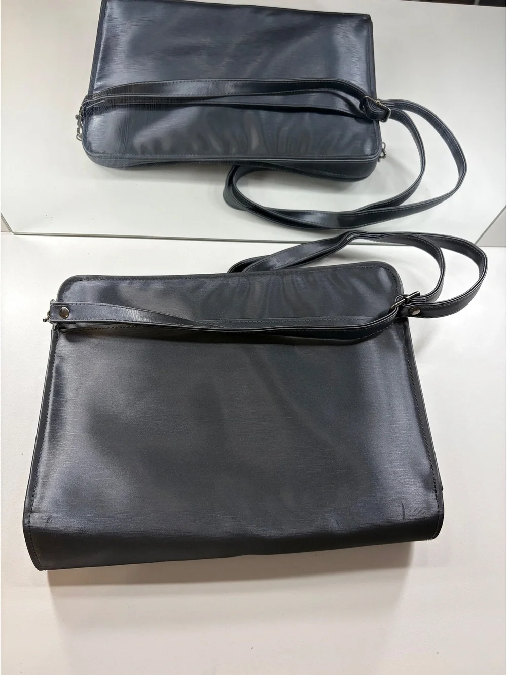 Mary Kay Black Crossbody Organizer Bag with Zippered Compartments